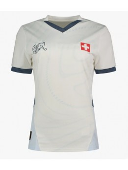 Billige Sveits Bortedrakt Dame EM 2024 Kortermet